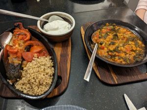 Yogurt pictured not vegan (I was sharing with a veggie friend) at No 19 Dining in Istanbul