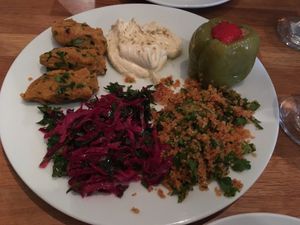 Starters mixed plate. at No 19 Dining in Istanbul