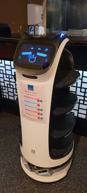 Servierroboter at Ping Pong Dim Sum in East London