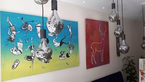 Deco at Eat Like Panda in Paris