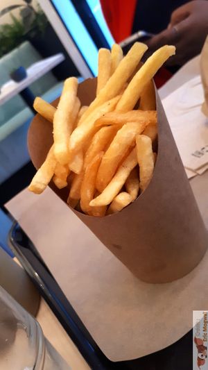 french fries at Eat Like Panda in Paris