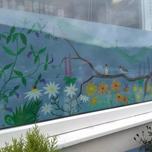 Art by Luther Wolf Art at Nature's Treats in Porthtowan