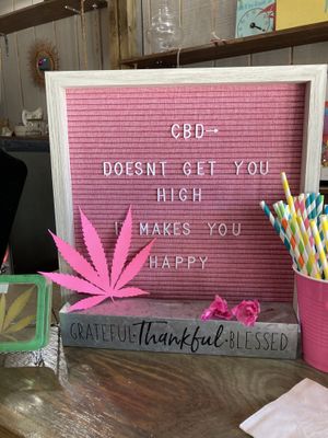 CBD goodies at Zalie Cakes in Hollywood