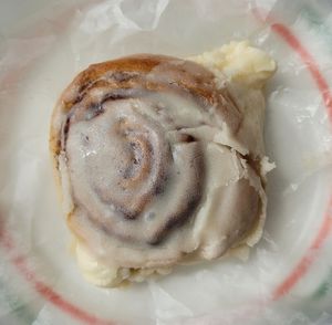 Cinnamon bun at Zalie Cakes in Hollywood