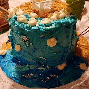 vegan funfetti cake at Zalie Cakes in Hollywood