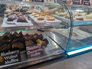 Dessert display at Zalie Cakes in Hollywood