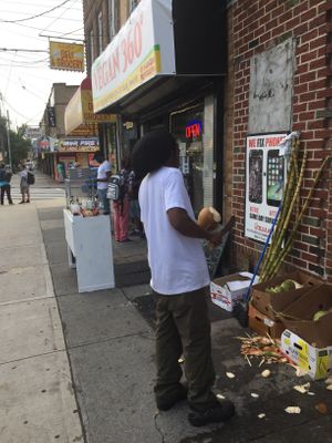 The Coconut Man! 💗 at DeeGee's Vegan 360° in Richmond Hill