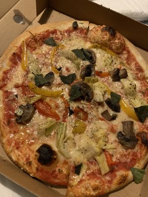 The Chris Froome Vegan pizza at Church Lane in Tavistock