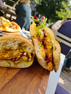 Falafel Ciabatta  at Church Lane in Tavistock