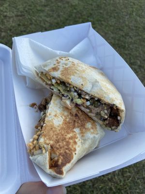 Quesadilla  at Garden Diva Hummus in Hollywood