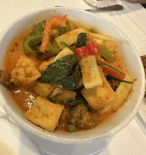 Red curry  at Sri Pra Phai in Woodside