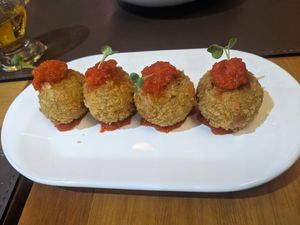 Bolinho de jaca at Lampião in Lencois