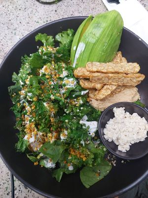 Spiced bowl at Human Bean in Canggu