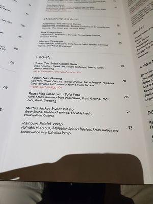 Mains at Human Bean in Canggu