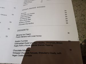 Desserts at Human Bean in Canggu
