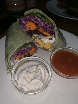 Rainbow wrap  at Human Bean in Canggu