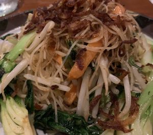 Bifun fried noodles with vegetables at Warung Matahari in Hiroshima