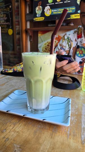 Matcha Latte with soy milk at Choop Coffee Break in Ao Nang