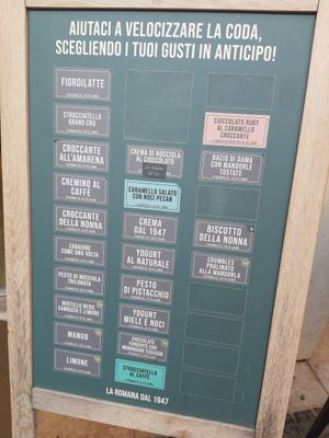  at Gelateria La Romana in Peschiera Del Garda