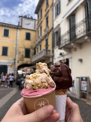   at Gelateria La Romana in Peschiera Del Garda