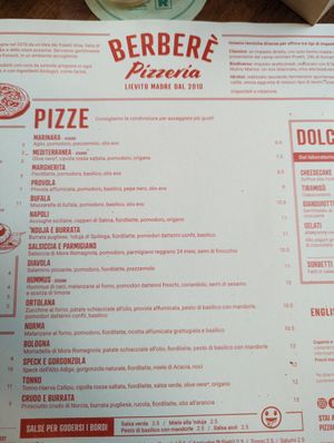 3 vegan pizzas at Berberè in Bologna