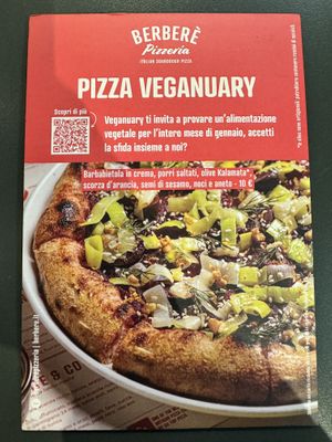 veganuary special  at Berberè in Florence