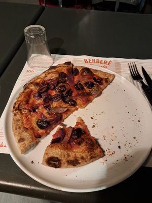 Pizza Mediterranea at Berbere in Florence