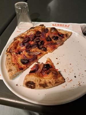 Pizza Mediterranea at Berbere in Florence