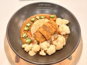 Vegetarian Japanese Fried Chicken Ricee  at BMS Organics - Southkey in Johor Bahru