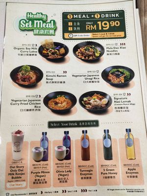 Healthy set meal at BMS Organics - Southkey in Johor Bahru