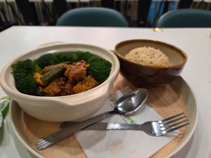 Tofu dish at BMS Organics - Southkey in Johor Bahru