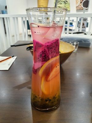 Red Mary fruity drink at BMS Organics - Southkey in Johor Bahru