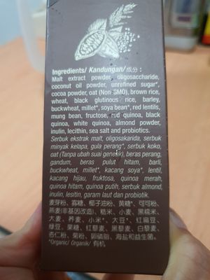 Ingredients at BMS Organics - Southkey in Johor Bahru