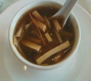 hot and sour soup at Happy Family III in Monterey Park