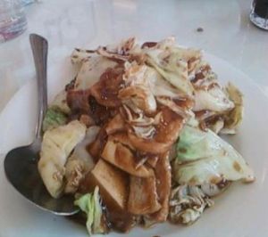 cabbage and chicken at Happy Family III in Monterey Park