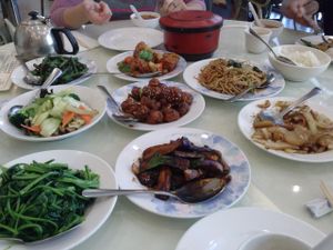 all you can eat lunch  at Happy Family III in Monterey Park