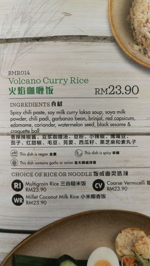 menu at BMS Organics - SetiaWalk in Puchong