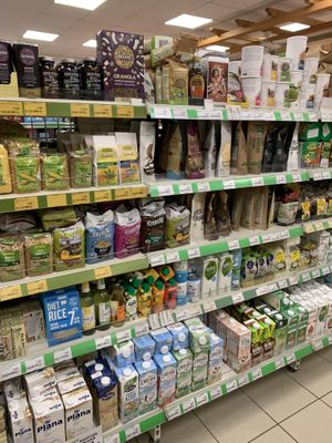 Grains, health foods at Agraria Koper in Portoroz