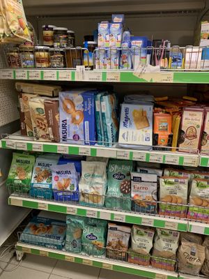 Cookies and sweets at Agraria Koper in Portoroz