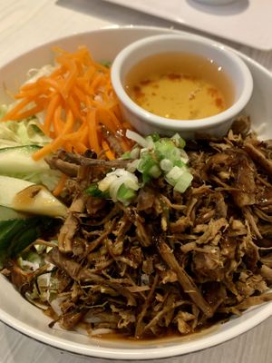 Chicken vermicelli bowl   at Sapa in Montreal
