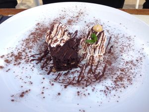 Brownie at Cavo Bistrot in Cagliari