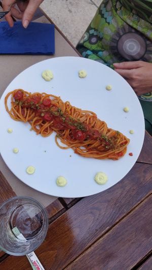 Pasta at Cavo Bistrot in Cagliari