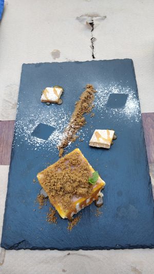 Cheesecake at Cavo Bistrot in Cagliari