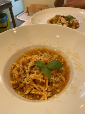 Typical Sardinia food (vegan) at Cavo Bistrot in Cagliari