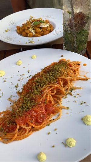 Gnocchis and chili pepper pasta 😍 at Cavo Bistrot in Cagliari