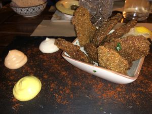 Crocchette di funghi at Cavo Bistrot in Cagliari