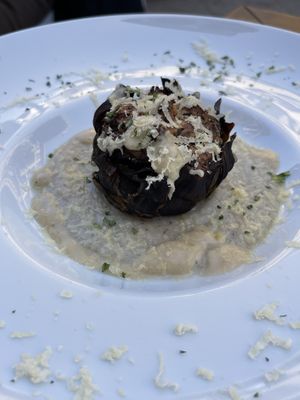 Artichoke appetizer   at Cavo Bistrot in Cagliari