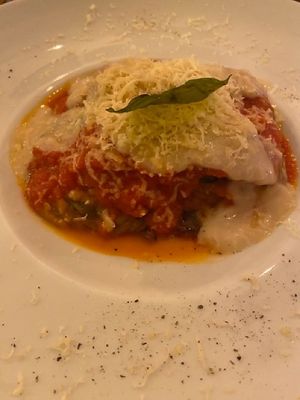 Parmigiana at Cavo Bistrot in Cagliari