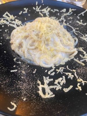 Cashew e pepe at Cavo Bistrot in Cagliari