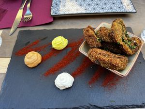 Mushroom Nuggets  at Cavo Bistrot in Cagliari